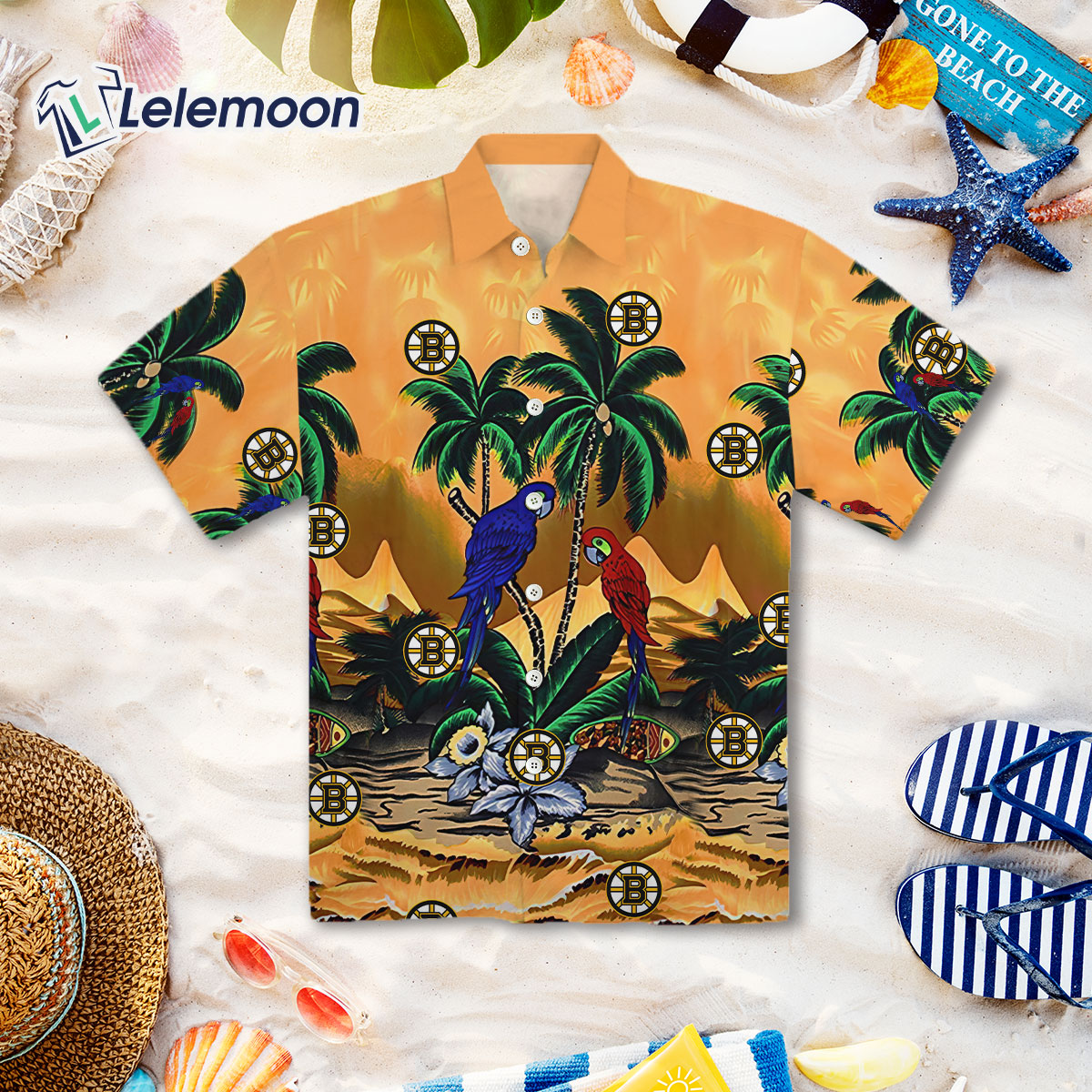 Bruins discount hawaiian shirt