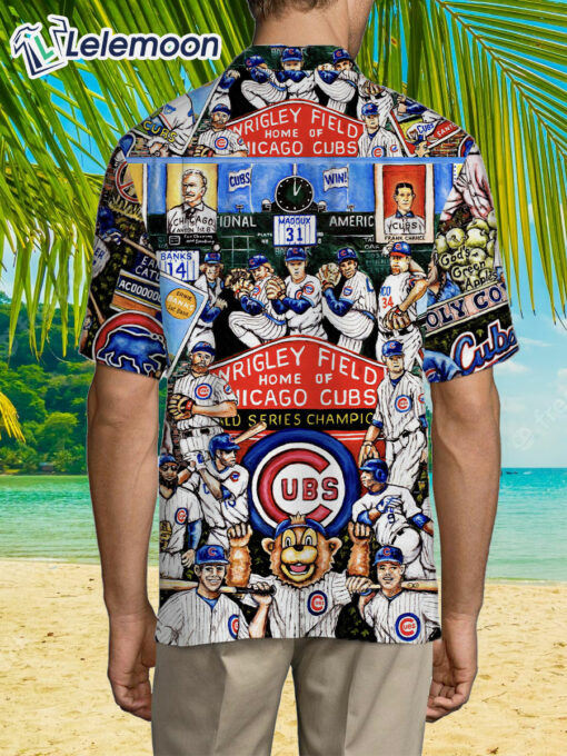Chicago Cubs Vintage Hawaiian Shirt $36.95