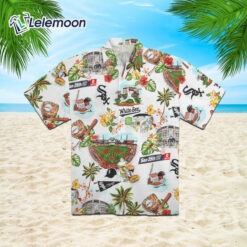 Chicago White Sox MLB Custom Name Hawaiian Shirt For Men Women Gift For Fan  - Freedomdesign