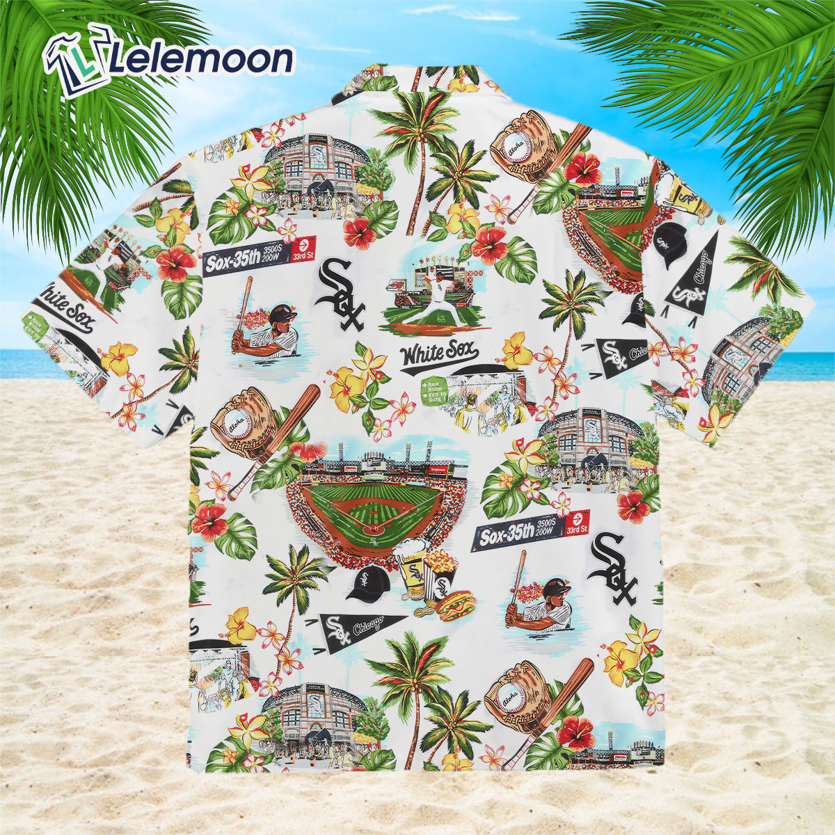 Chicago White Sox MLB Hawaiian Shirt Pool Parties Aloha Shirt