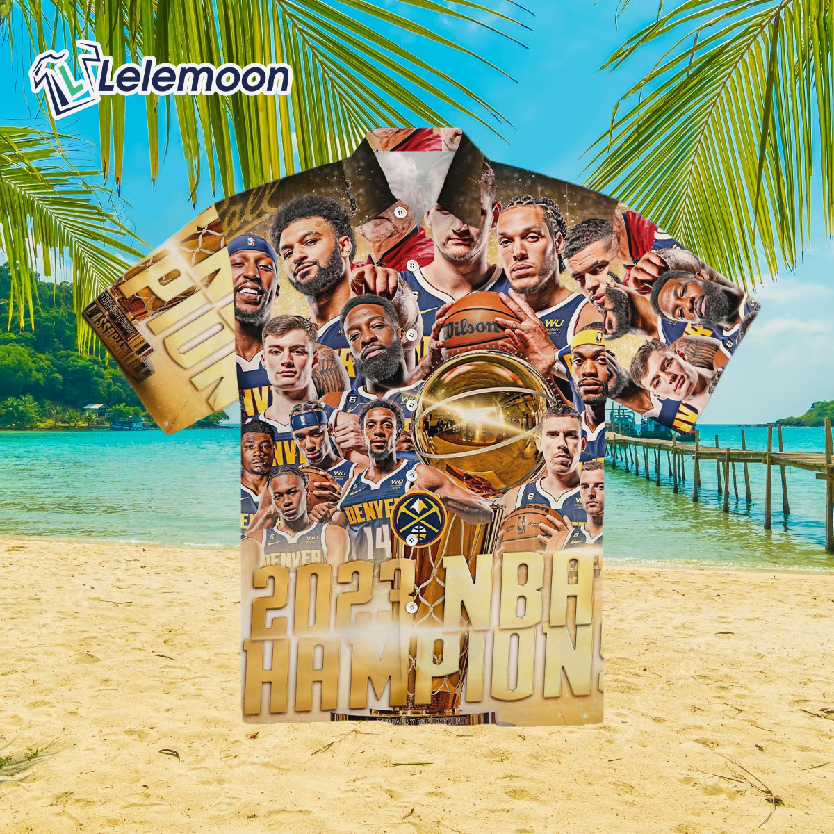 Golden State Warriors NBA Playoffs Beach Hawaiian Shirt Men And