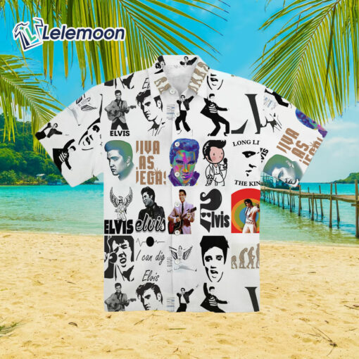 Elvis Presley Unisex 3D All Over Print Hawaiian Shirt $36.95