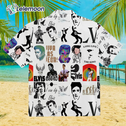 Elvis Presley Unisex 3D All Over Print Hawaiian Shirt $36.95