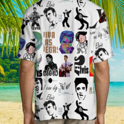 Elvis Presley Unisex 3D All Over Print Hawaiian Shirt