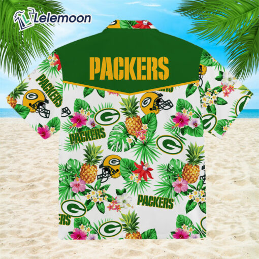 Green Bay Packers Tropical Pineapple Hawaiian Shirt $36.95