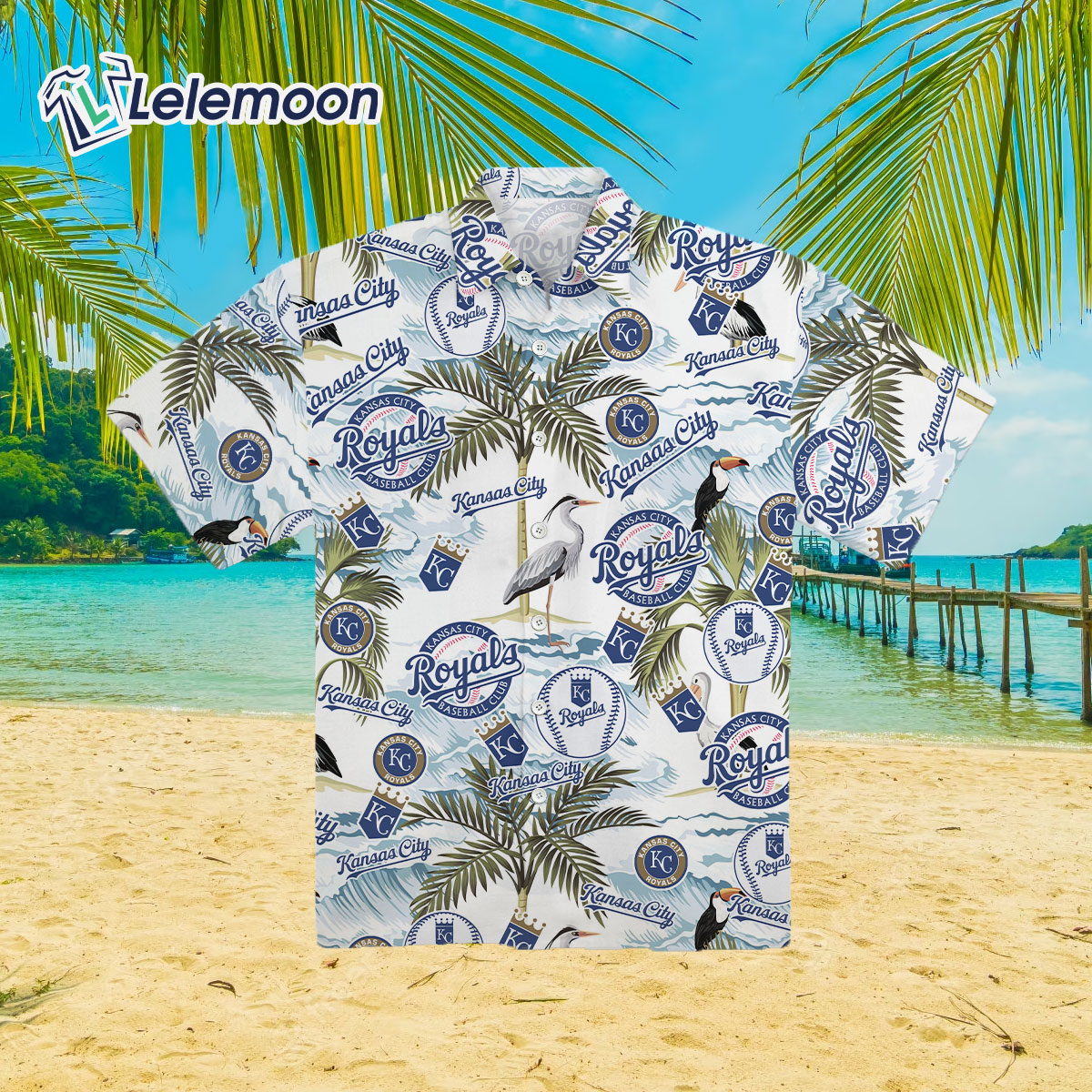 Kansas City Royals Tropical Hawaiian Shirt - Lelemoon