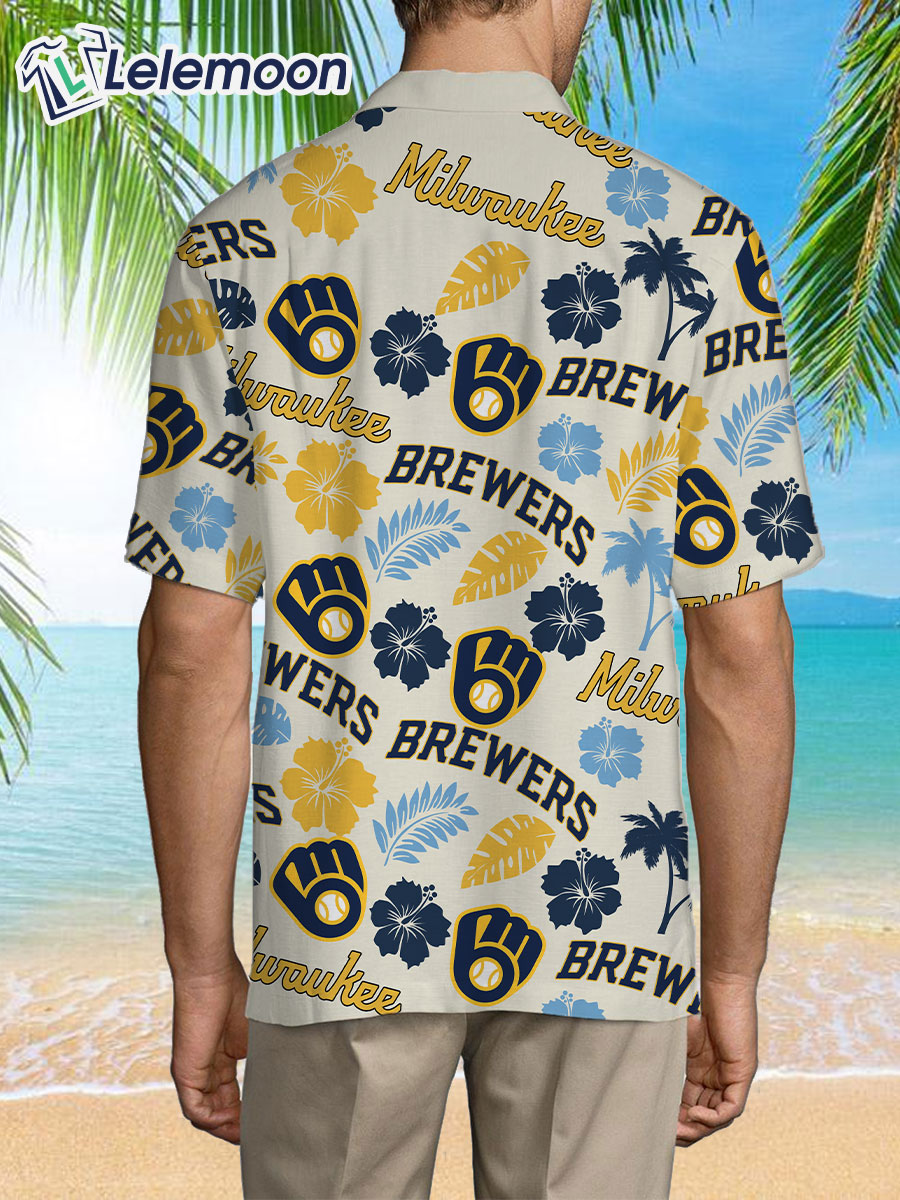 Milwaukee Brewers MLB Fans Statue of Liberty Summer Hawaiian Shirt