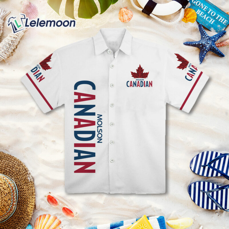 Molson Canadian Hawaiian Shirt Molson Canadian Hawaiian Shirt