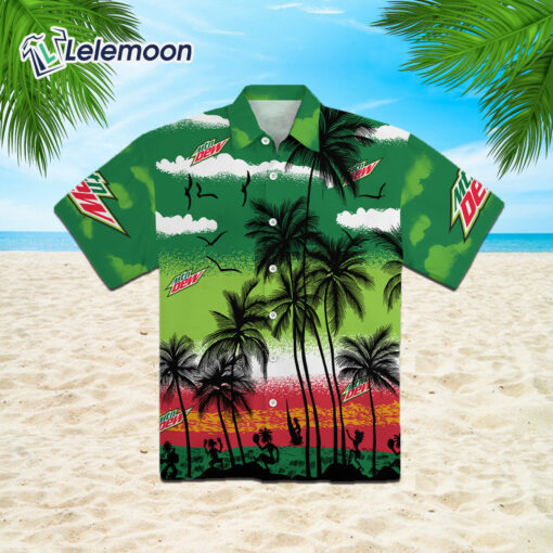 Mountain Dew Tropical Hawaiian Shirt $36.95