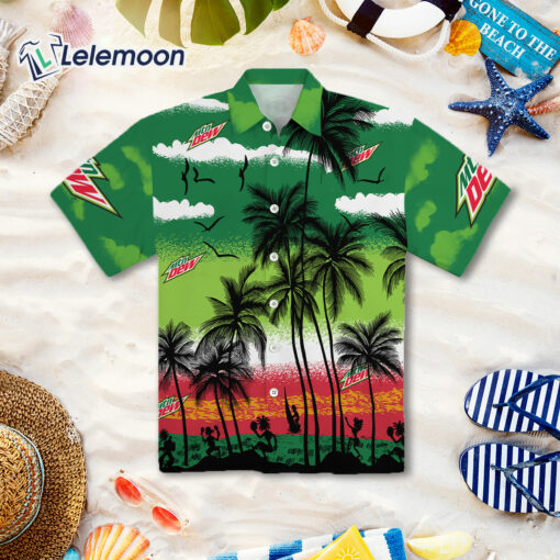 Mountain Dew Tropical Hawaiian Shirt $36.95