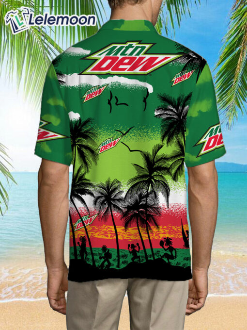 Mountain Dew Tropical Hawaiian Shirt $36.95