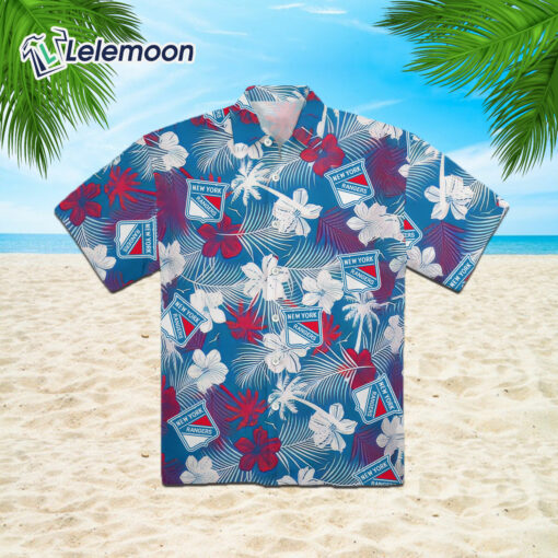 Tropical Flower New York Rangers Hawaiian Shirt $36.95