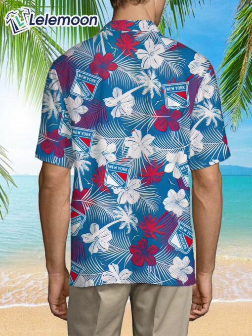 Tropical Flower New York Rangers Hawaiian Shirt $36.95