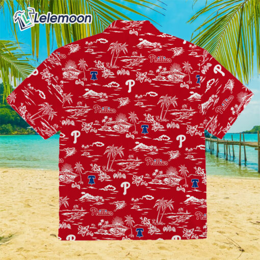 Palm Tree Phillies Hawaiian Shirt $36.95