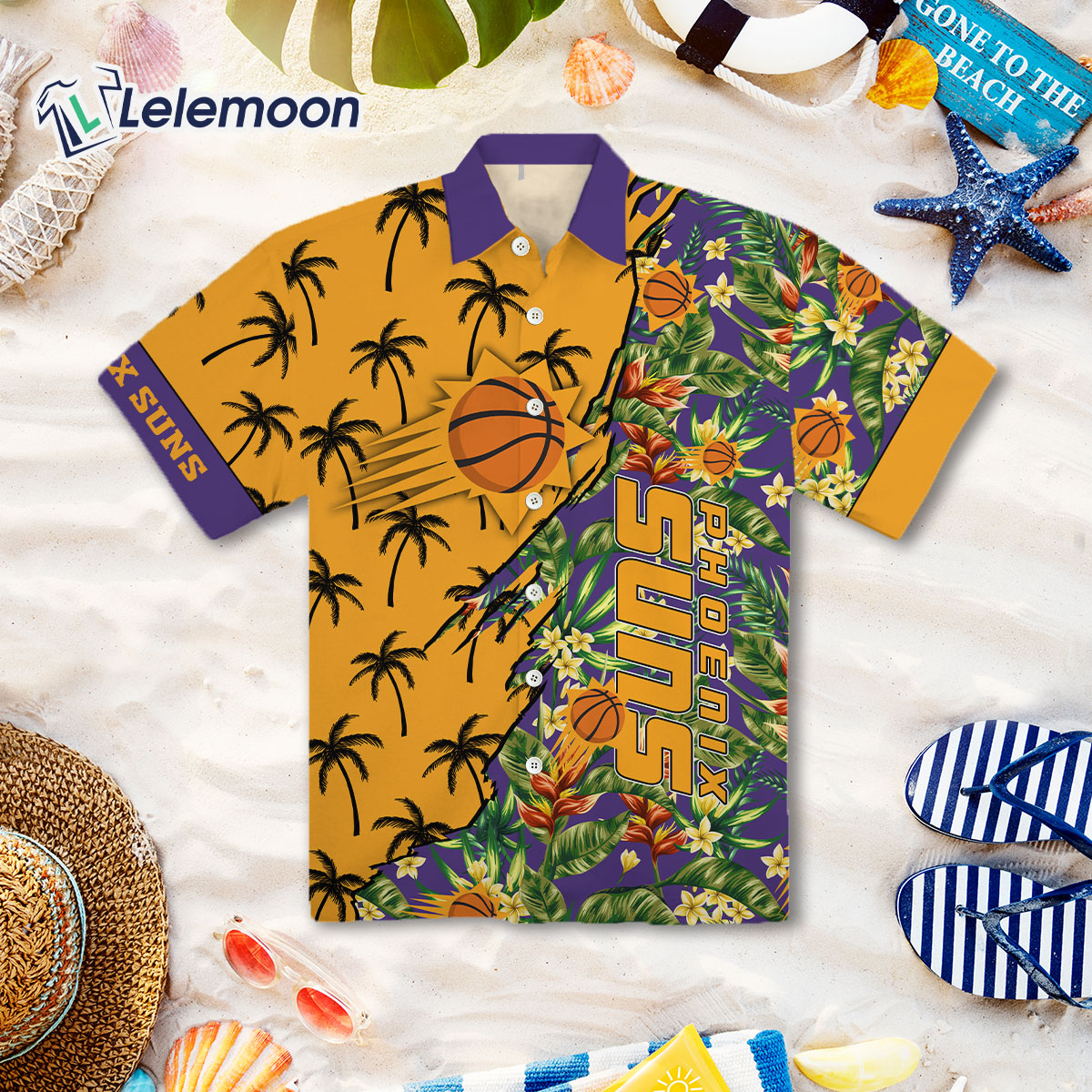 Basketball American Hawaii Shirt Tropical Beach Tree Golden State Warriors  Hawaiian Shirt For Fans