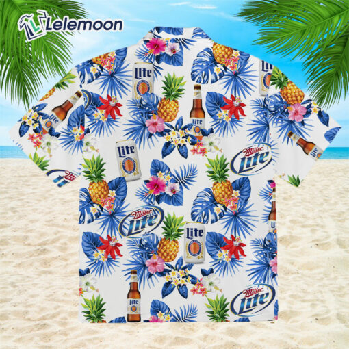 Pineapple Miller Lite Hawaiian Shirt $36.95