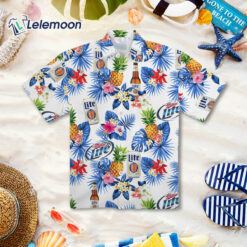 Pineapple Miller Lite Hawaiian Shirt