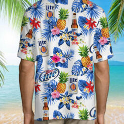 Pineapple Miller Lite Hawaiian Shirt $36.95
