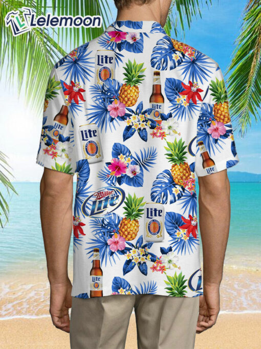 Pineapple Miller Lite Hawaiian Shirt $36.95