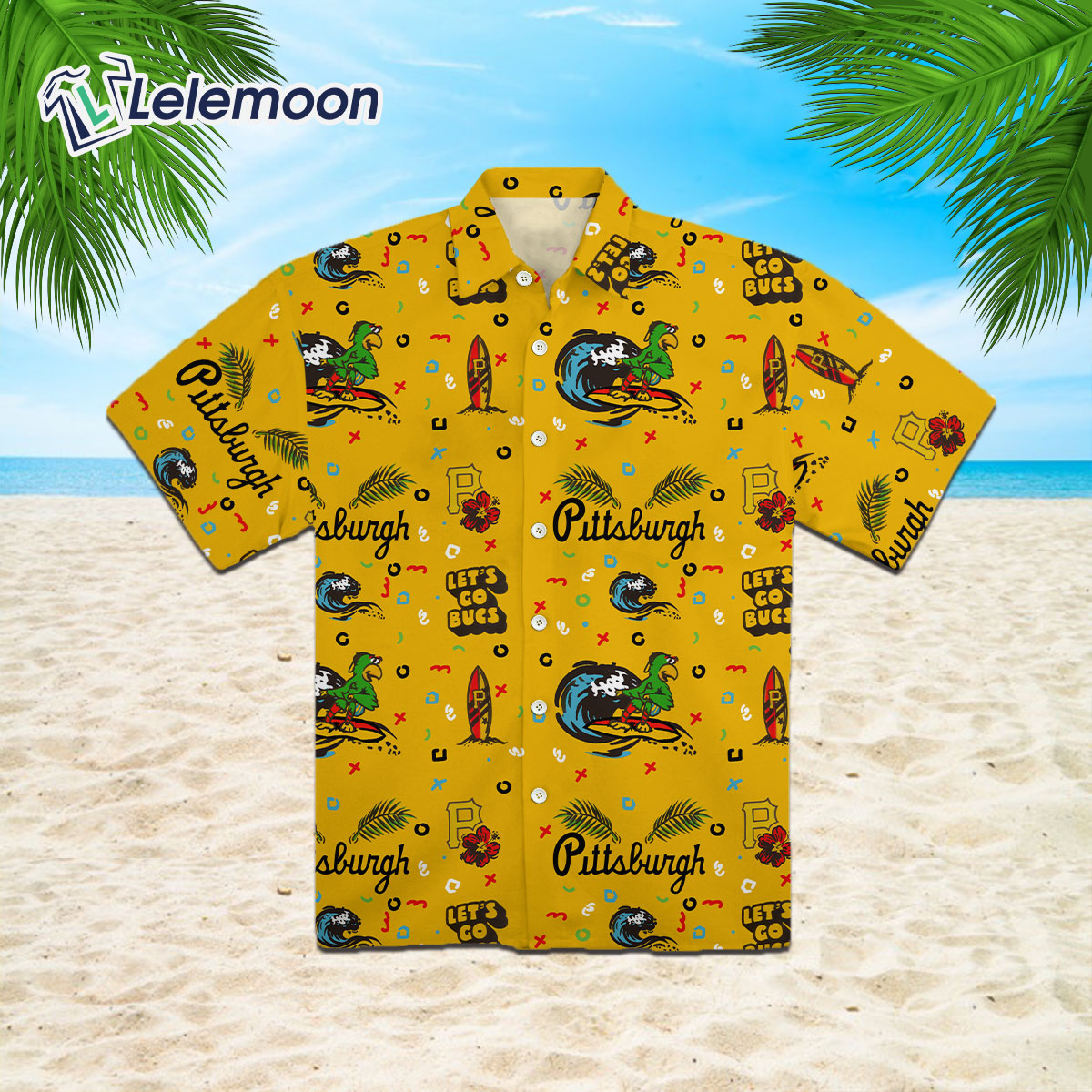 Pittsburgh Pirates MLB Hawaiian Shirt Sea Shores The Sport Of Two