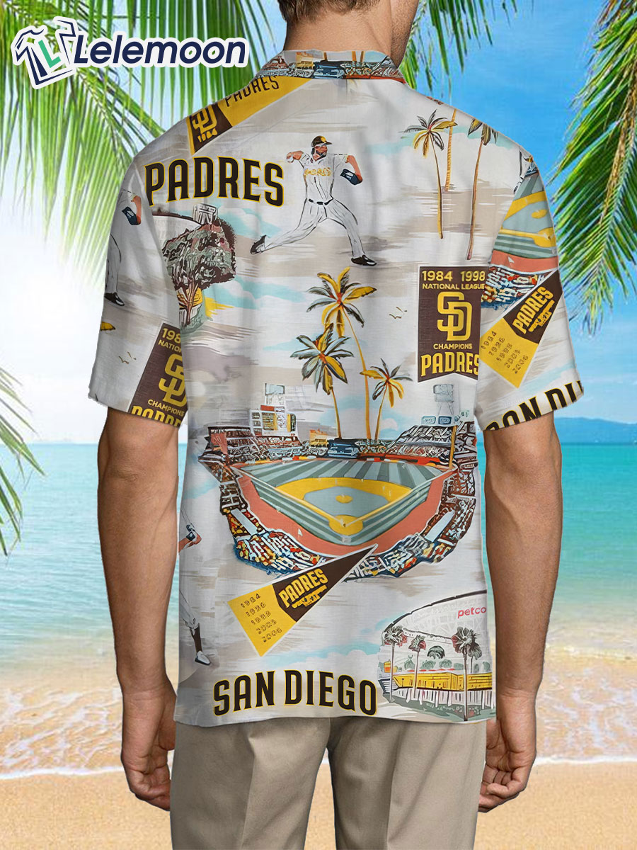 San Diego Padres Summer Hawaiian Shirt - Lelemoon