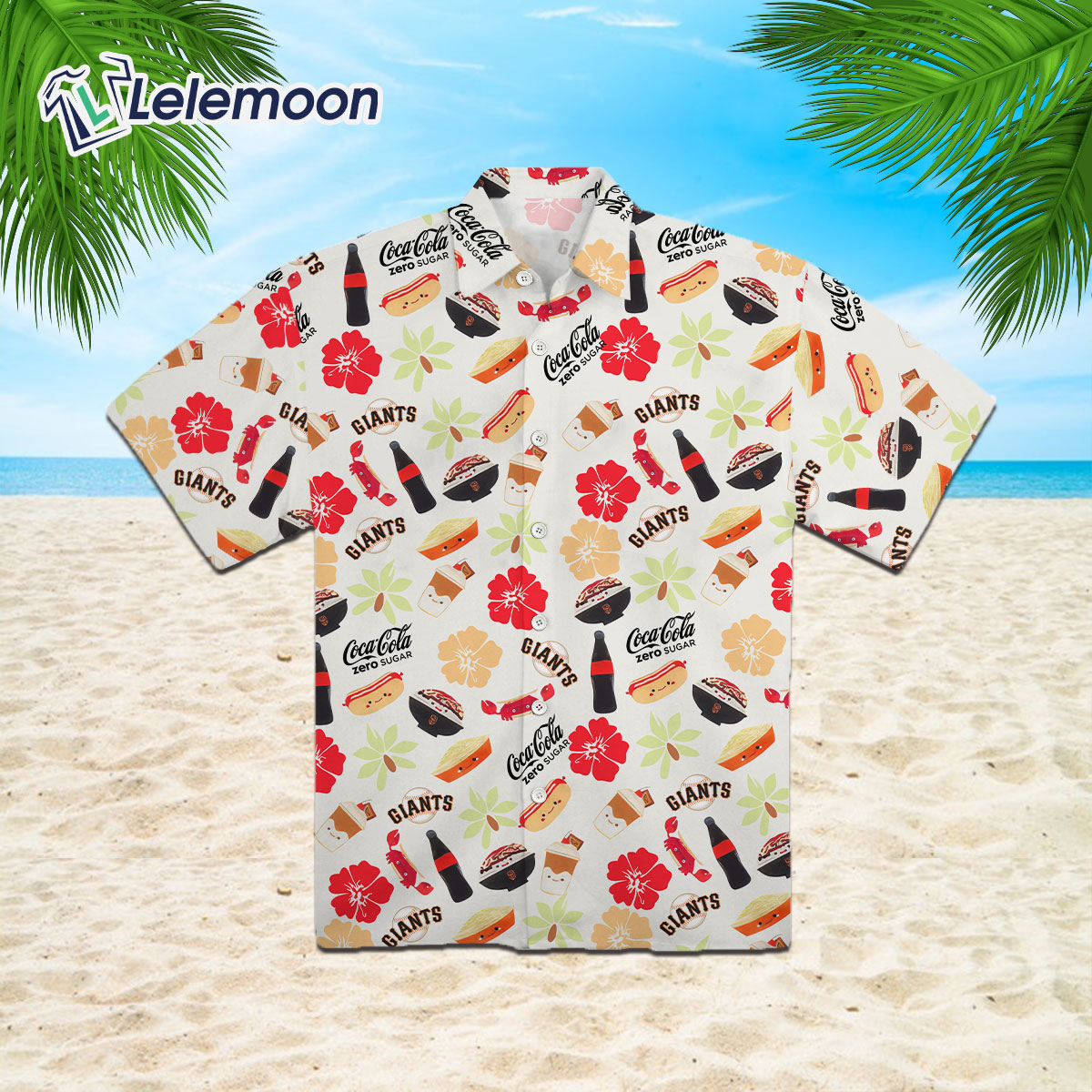 San Francisco Giants Coca Cola Aloha Foodie Shirt - Lelemoon