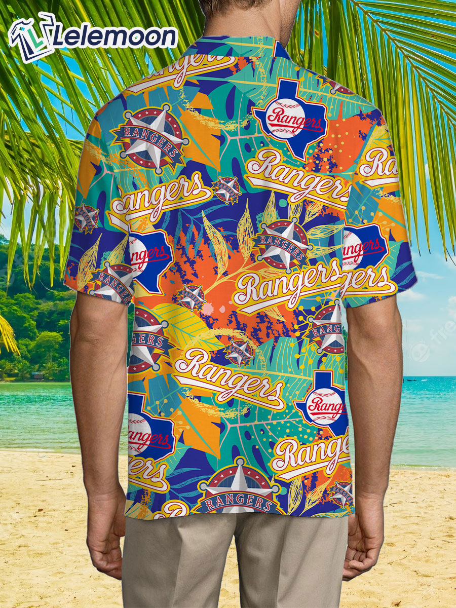 Texas Rangers Hawaiian Shirt - Lelemoon