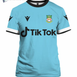 Wrexham AFC 2023 Away Jersey Blue Kit Shirt $32.95