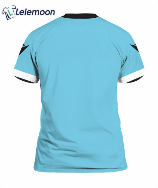 Wrexham AFC 2023 Away Jersey Blue Kit Shirt $32.95