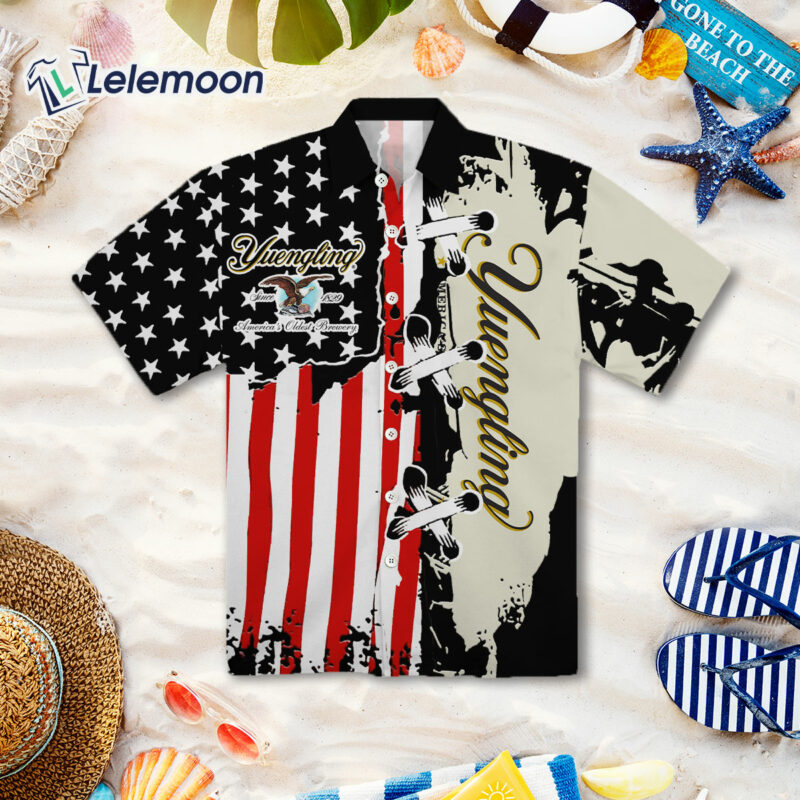 Yuengling America Flag Hawaiian Shirt Yuengling America Flag Hawaiian Shirt