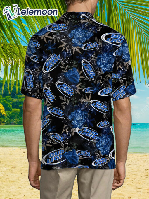Bud Light Unisex Button up Hawaiian Shirt $36.95