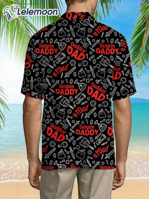 Dungeon Daddy Black Hawaiian Shirt $36.95