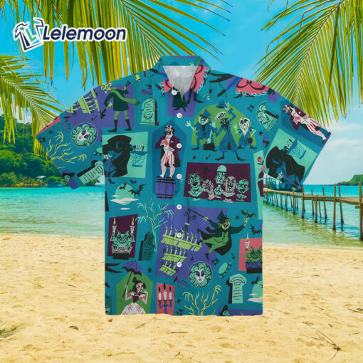Haunted Mansion Hawaiian 3D Shirt $36.95