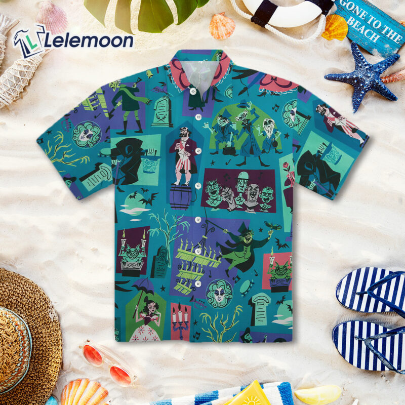 Haunted Mansion Hawaiian 3D Shirt Haunted Mansion Hawaiian 3D Shirt