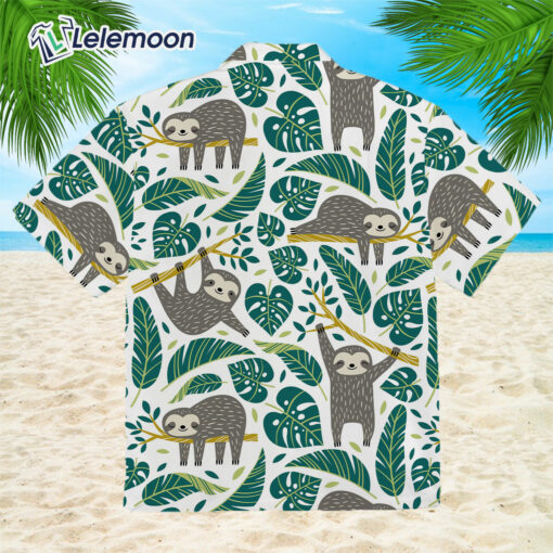 Mens Sloth Hawaiian Shirt $36.95