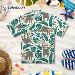 Mens Sloth Hawaiian Shirt
