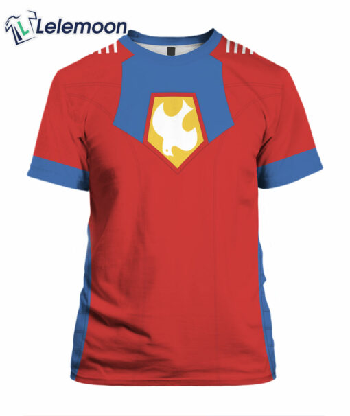 Peacemaker Superhero Halloween Costume Shirt $27.95