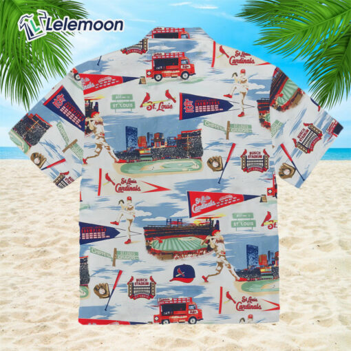 St Louis Cardinal's Fit Scenic Hawaiian Shirt $36.95