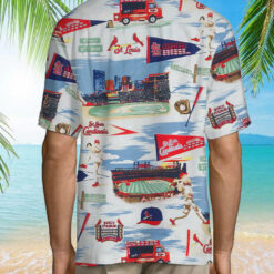 St Louis Cardinal's Fit Scenic Hawaiian Shirt $36.95