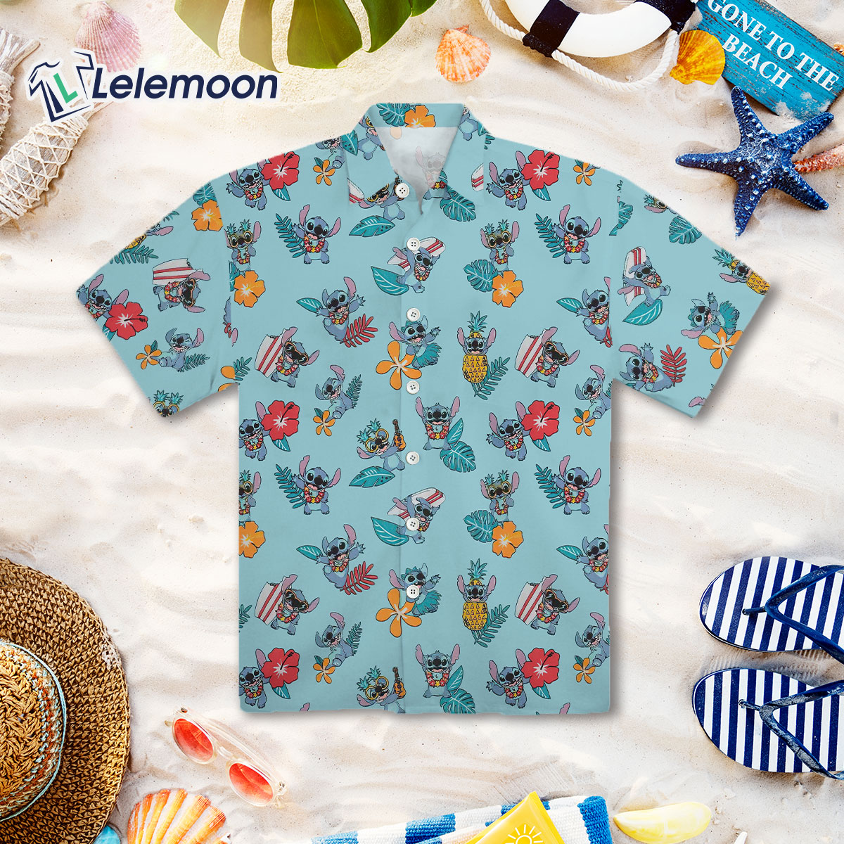 Lilo and stitch hawaiian shirt online