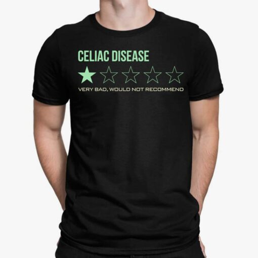 Celiac Disease 1 Star Shirt, Hoodie, Sweatshirt, Women Tee