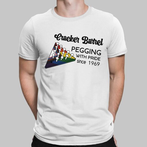 Cracker Barrel Pegging With Pride Since 1969 Shirt, Hoodie, Sweatshirt, Women Tee