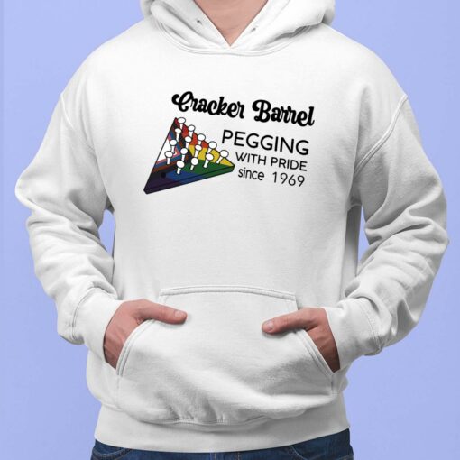 Cracker Barrel Pegging With Pride Since 1969 Shirt, Hoodie, Sweatshirt, Women Tee