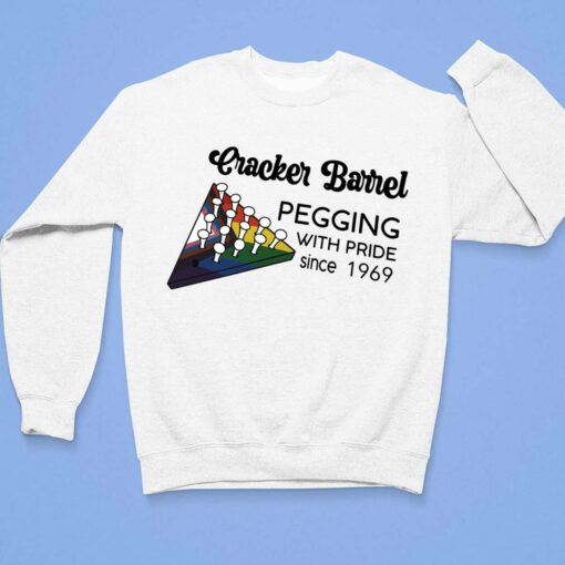 Cracker Barrel Pegging With Pride Since 1969 Shirt, Hoodie, Sweatshirt, Women Tee $19.95