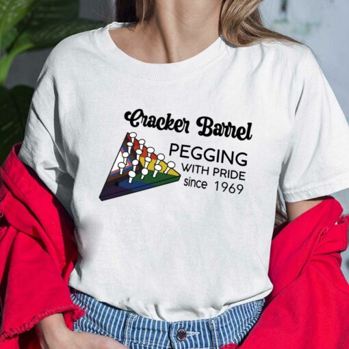 Cracker Barrel Pegging With Pride Since 1969 Shirt, Hoodie, Sweatshirt, Women Tee
