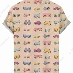 Creative Multicolor Boobs Print Casual Hawaiian Shirt $36.95