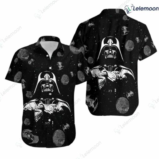 Dark Vader Galaxy Star Wars Hawaii Shirt $36.95