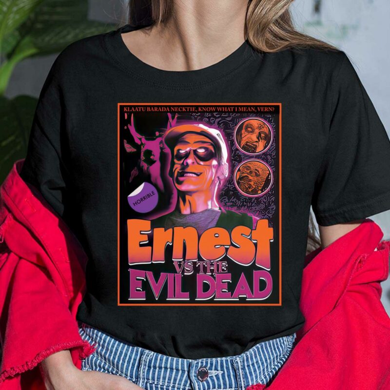 Ernest vs The Evil Dead Shirt, Hoodie, Sweatshirt, Women Tee