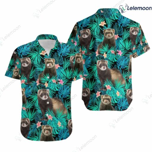 Ferret Tropical Hawaiian Shirt $36.95