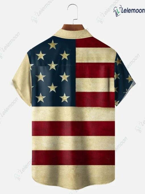 Flag Tennis Short Sleeves Hawaiian Shirt $36.95